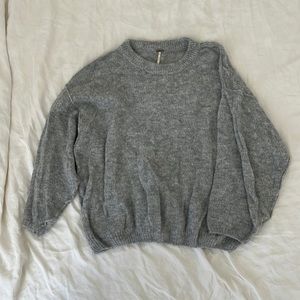 Free People Gray Cashmere Sweater XS